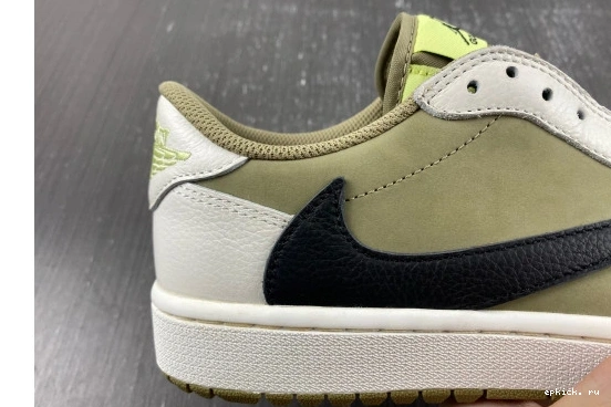 Rep EP 1 Olive Low FZ3124-200 Travis Scott Golf Neutral Jordan Retro 1217